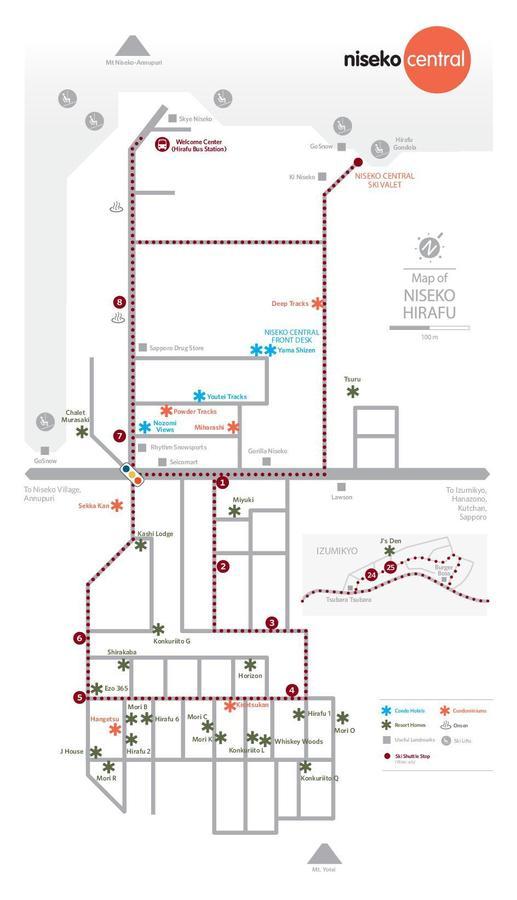 Niseko Central - Youtei Tracks Kutchan Dış mekan fotoğraf